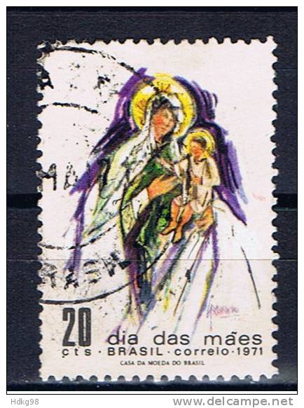 BR+ Brasilien 1971 Mi 1281 Muttertag - Usati