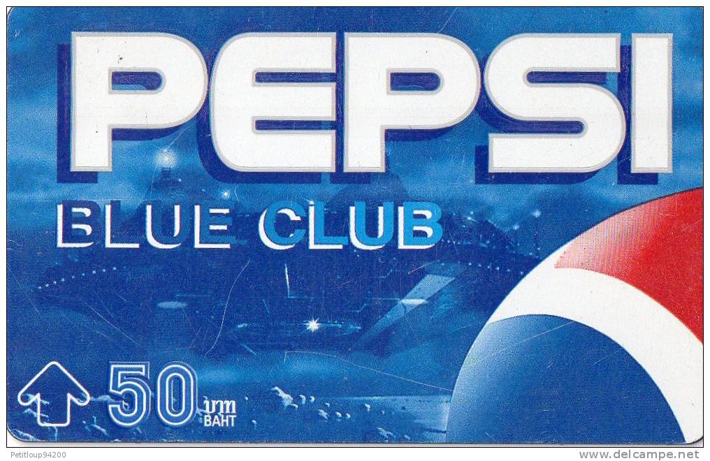 TELECARTE MAGNETIQUE  THAILANDE  Pepsi Blue Club - Thaïlande