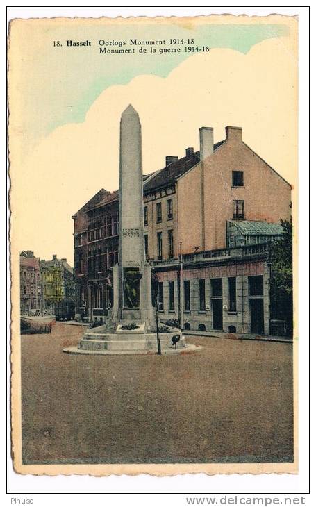 B3457   HASSELT ; Oorlogsmonument 1914 - 1918 - Hasselt