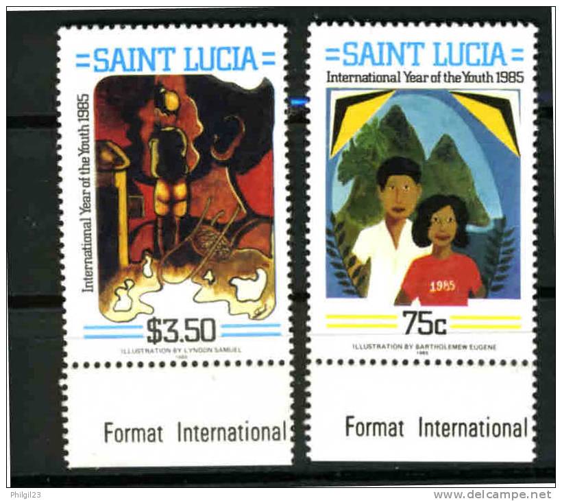 SAINTE LUCIE 1985 - ANNEE INTERNATIONALE JEUNESSE - St.Lucie (1979-...)