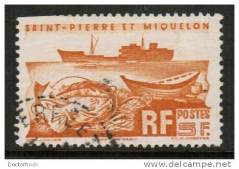 ST.PIERRE & MIQUELON   Scott # 337  VF USED - Oblitérés