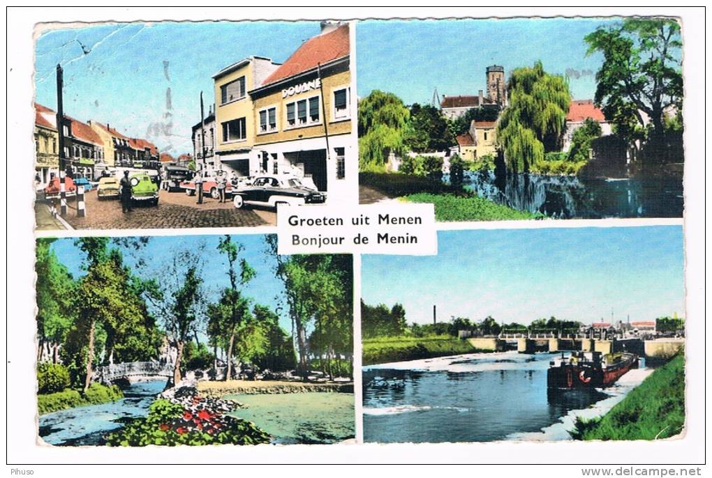 B3476   MENEN/MENIN : Groeten Uit ( Multiview) - Menen