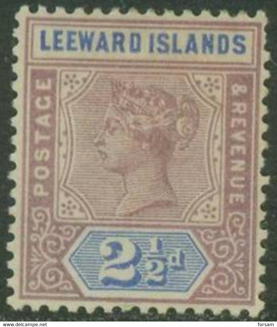 LEEWARD ISLANDS..1890..Michel # 3..MLH. - Leeward  Islands
