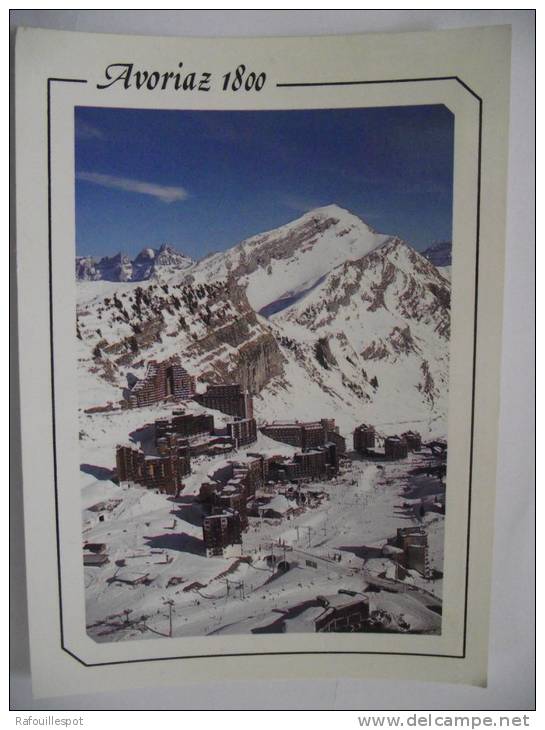 Cpsm Souvenir D Avoriaz 1800 - Saluti Da.../ Gruss Aus...