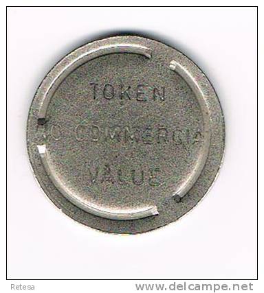 00  TOKEN NO COMMERCIAL VALUE  U.S.A. ? - Sonstige & Ohne Zuordnung