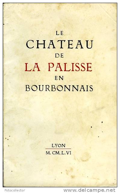 Le Château De La Palisse En Bourbonnais 1956 - Bourbonnais