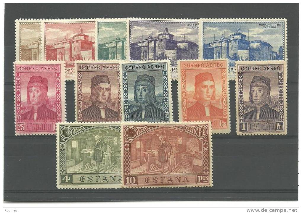 ESPAÑA. SERIE DE COLON. EDIFIL 547/58+ - Unused Stamps