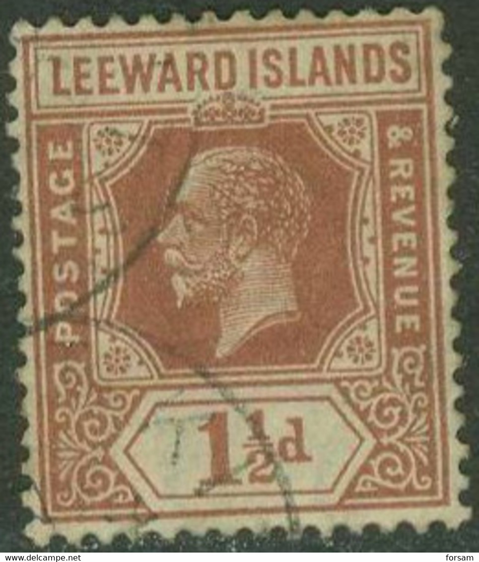 LEEWARD ISLANDS..1921/1932..Michel # 63I..used. - Leeward  Islands