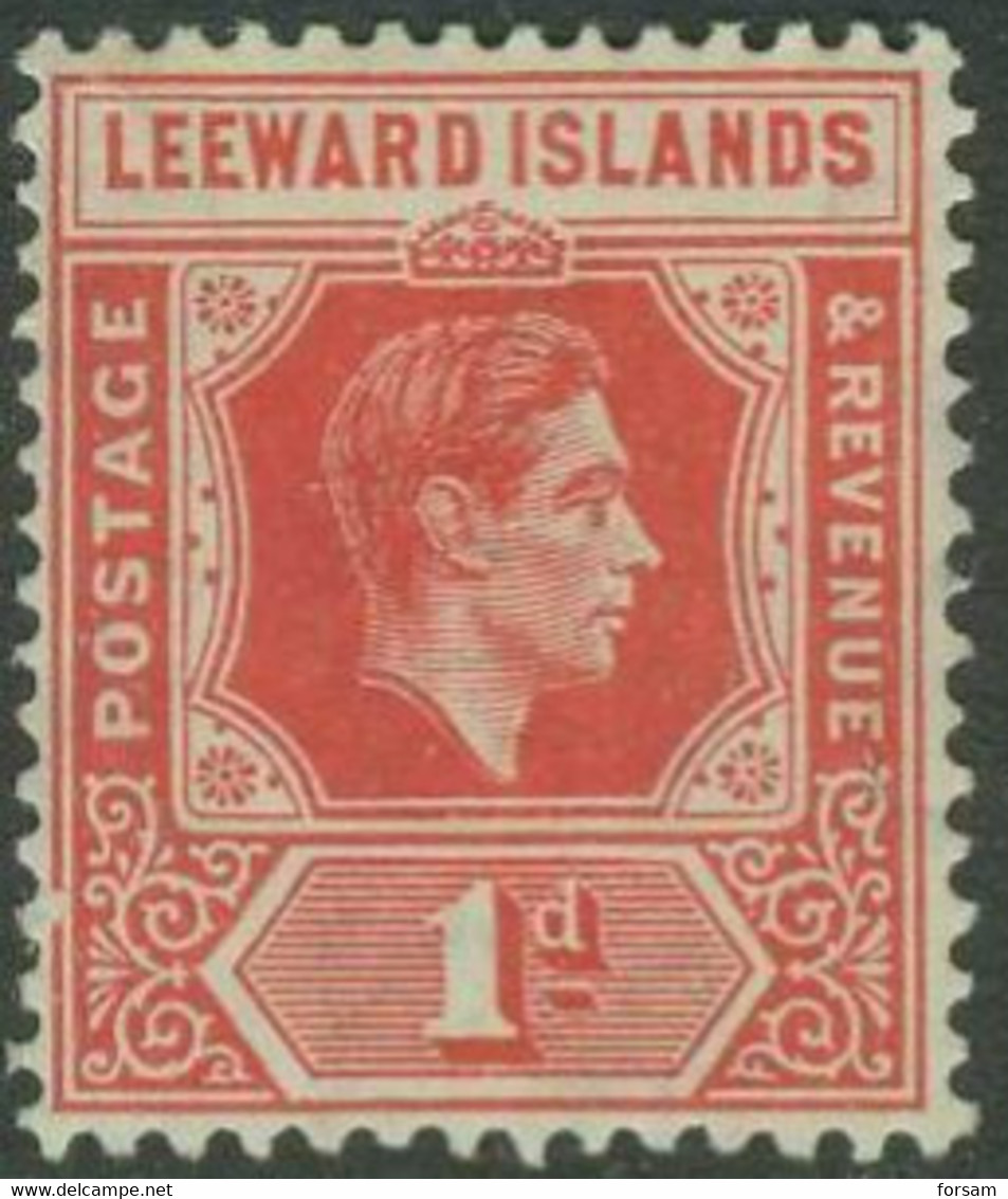 LEEWARD ISLANDS..1938..Michel # 90ab..MLH. - Leeward  Islands