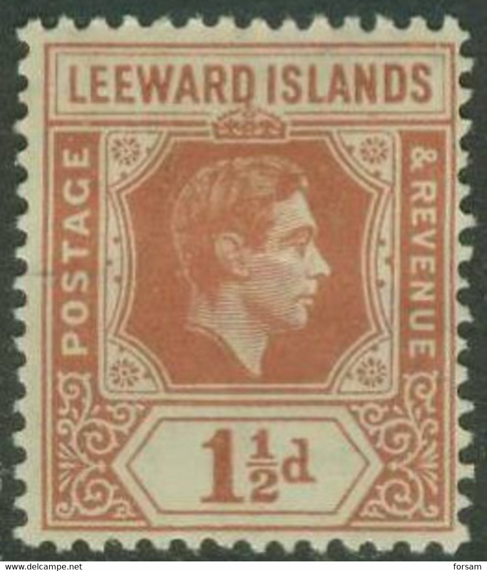 LEEWARD ISLANDS..1938..Michel # 92..MLH. - Leeward  Islands