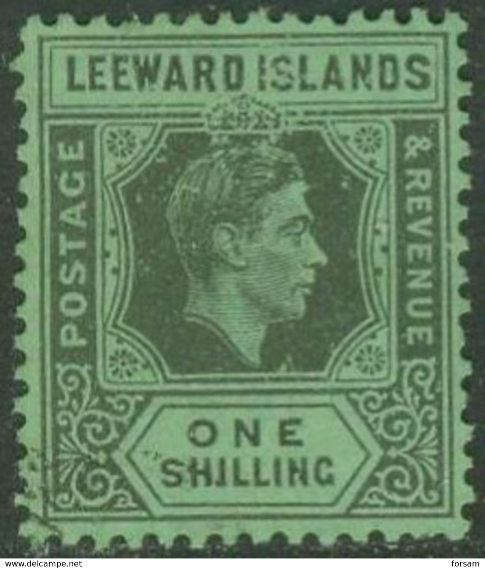 LEEWARD ISLANDS..1938..Michel # 101c..used. - Leeward  Islands