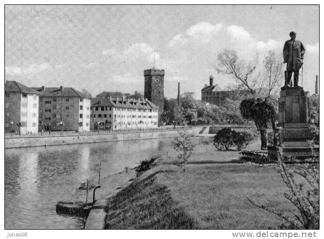 7100  HEILBRONN  BISMARKDENKMAL UND GÖTZENTURM    ~ 1965 - Heilbronn