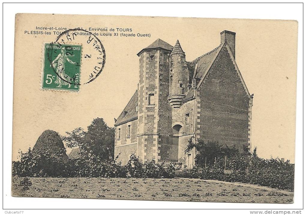 La Riche (37) : Le Château De Plessis-lès-Tours E, 1912. - La Riche