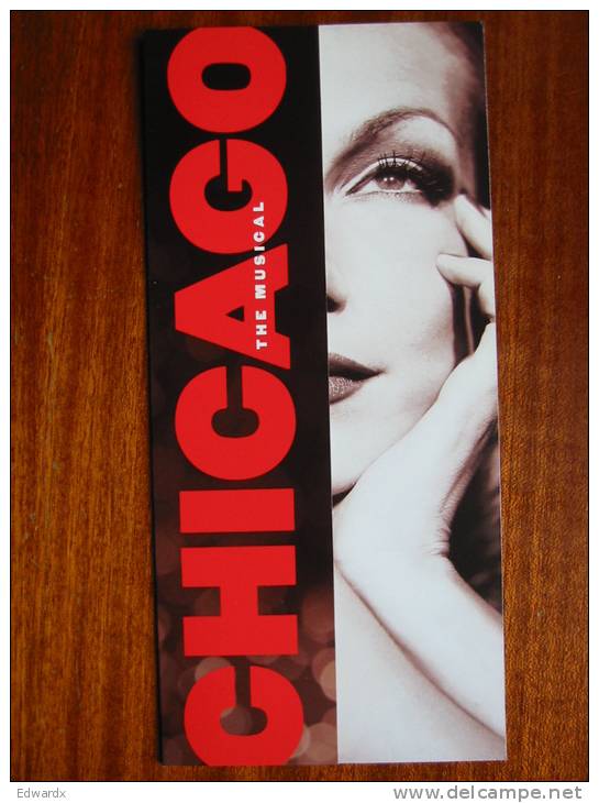 Chicago The Musical Cambridge Theatre London 2011 Flyer Handbill - Reclame