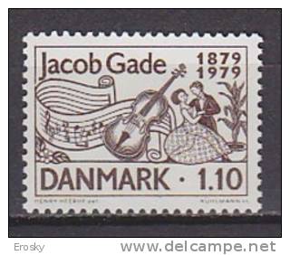 L4919 - DANEMARK DENMARK Yv N°696 ** MUSIQUE - Unused Stamps