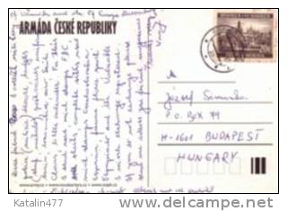 Czech Republic -Manoueuvres Of Army - Circulated Postcard With Old Stamps - Manoeuvres