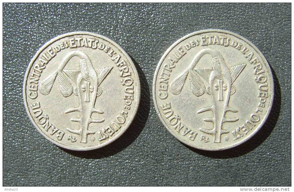 West Africa, 50 FRANCS 1972 & 50 FRANC 1975 - Autres – Afrique