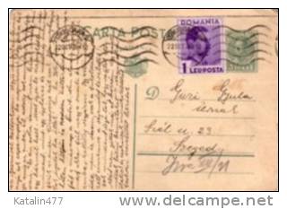 1938. Romania, Old Circulated Postcard, - Romania