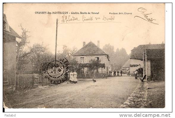 CHASSEY LES MONTBOZON CENTRE ROUTE DE VESOUL VOIR  SCAN TACHES - Autres & Non Classés