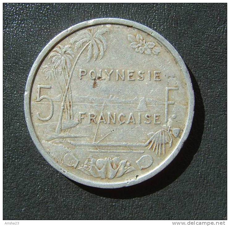 Francaise Polynesie, 5 FRANCS 1965 - French Polynesia