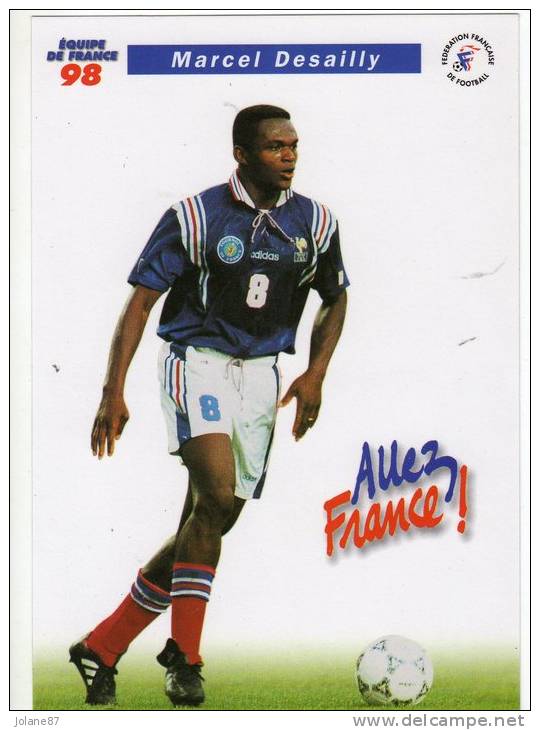 CPM       EQUIPE DE FRANCE 98        MARCEL DESAILLY - Sportsmen