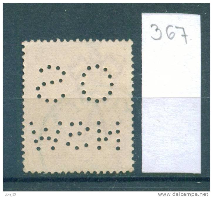 25K367 // - OS NSW - King George V , Australia Australien Australie - Perfin Perfores Perforiert Perforati Perforadas - Perforiert/Gezähnt