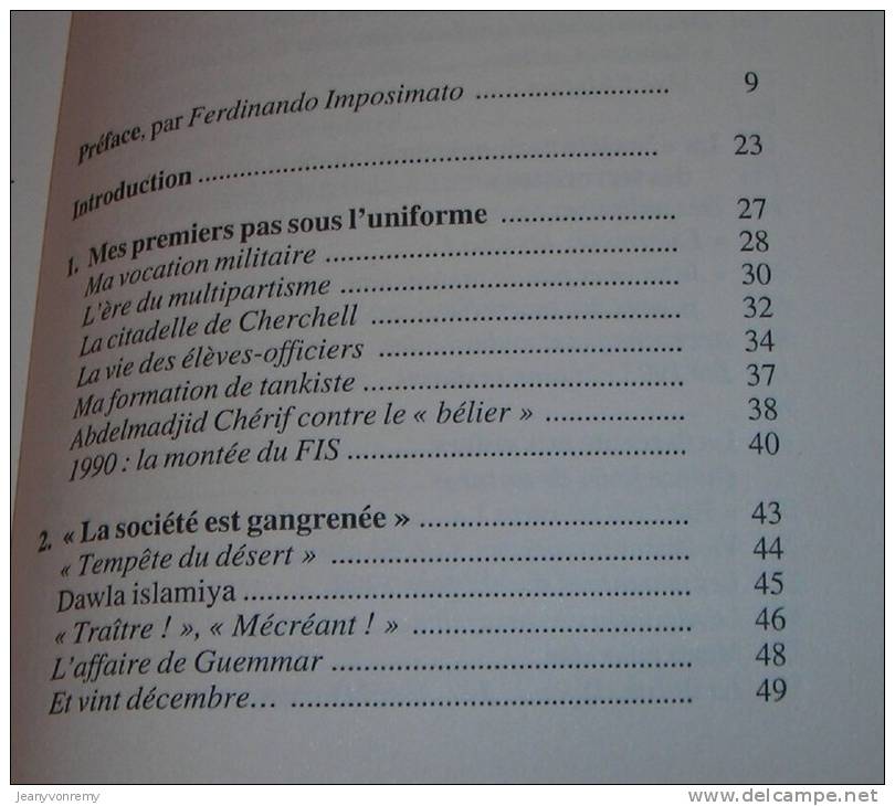 La Sale Guerre - Par Habib Souaïdia - 2001. - Histoire