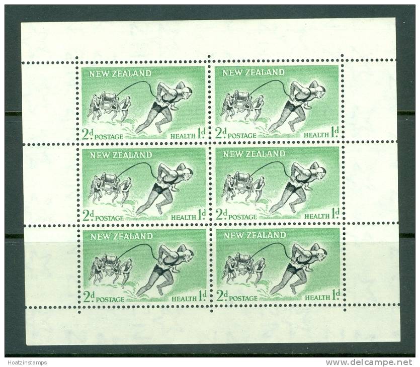 New Zealand: 1957   Health Stamps     MNH Sheetlets X2 - Blocks & Sheetlets