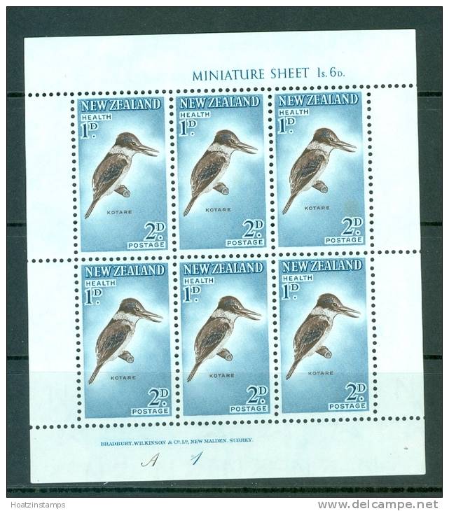 New Zealand: 1960   Health Stamps     MNH Sheetlets X2 - Blocks & Sheetlets