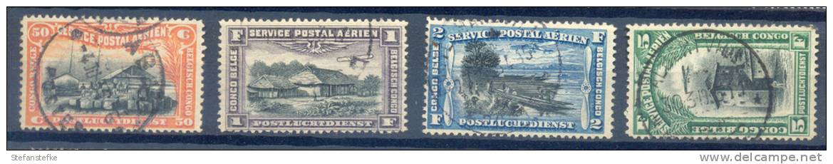 Congo Belge Ocb Nr :  PA1 - 4 (zie  Scan) - Used Stamps