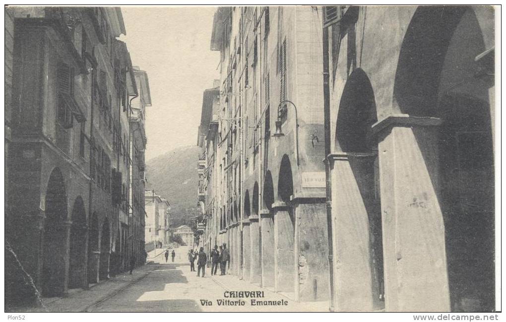 6538-CHIAVARI(GENOVA)-VIA   VITTORIO EMANUELE-FP - Genova (Genoa)