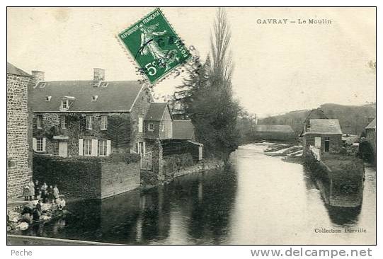 N°14789 -cpa Gavray -le Moulin- - Molinos De Agua