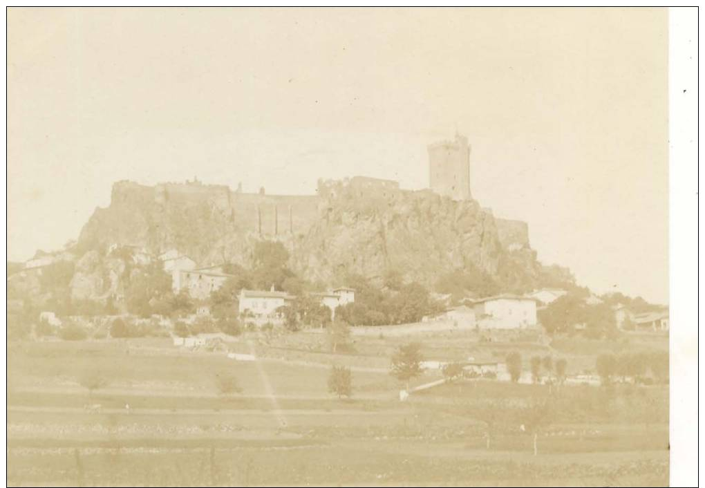 43- Château Polignac Photo 10.5 X 7.8 Cm Datant De 1895-98 - Autres & Non Classés