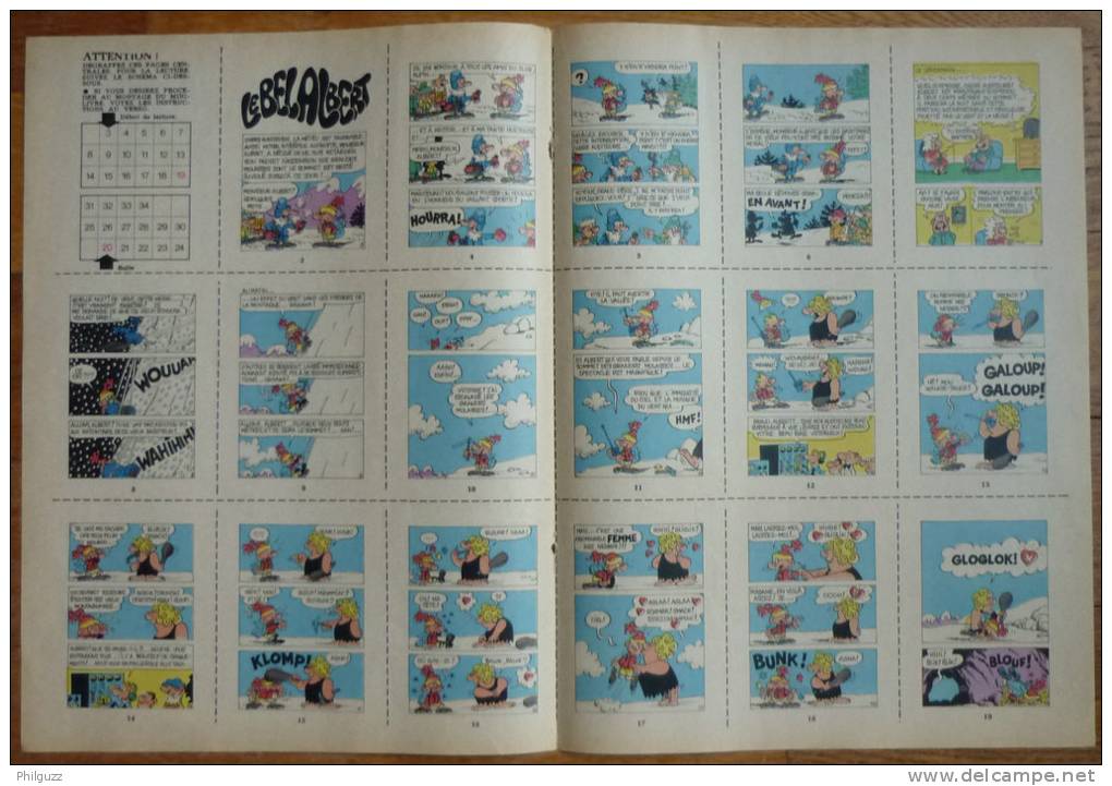 MINI RECIT   421 SPIROU	  1580 	Albert Et L'abominable Femme Des Neiges 	Albert 	Hubuc Et Mike - Spirou Magazine