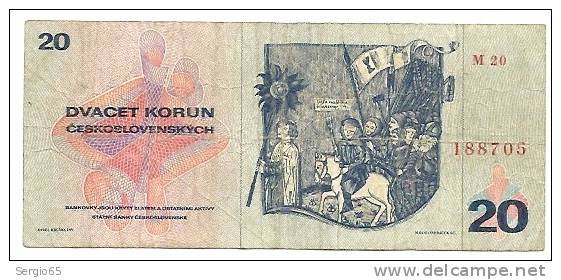 20 Korun - 1970 - Cecoslovacchia