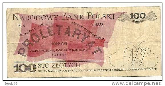 100 Zlotych - 1979 - Pologne