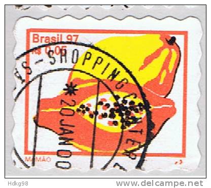 BR+ Brasilien 1997 Mi 2754 BA Papaya - Usati