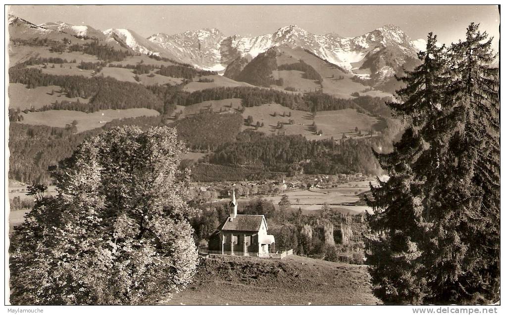 Chapelle Des Combes Grandvillard Postée Echarlens - Grandvillard