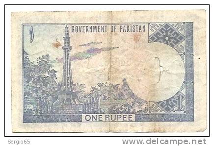 One Rupee - Pakistán