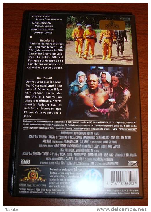 Vhs Pal La Porte Des Étoiles Saison 1.15 + 1.16 Stargate SG-1 Version Française - Fantascienza E Fanstasy