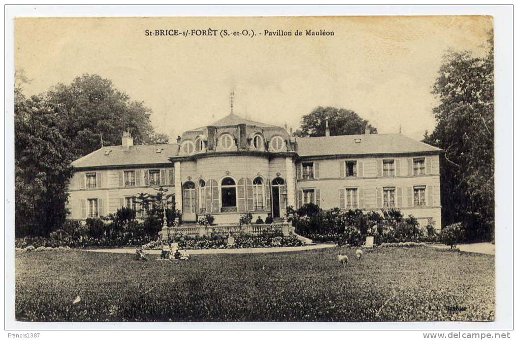 Ref 174 - SAINT-BRICE-sous-FORÊT - Pavillon De MAULEON (1913 - Oblitération De Saint-Brice-sous-Forêt) - Saint-Brice-sous-Forêt