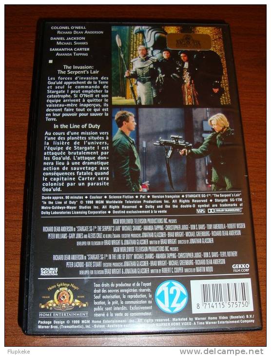 Vhs Pal La Porte Des Étoiles Saison 2.01 + 2.02 Stargate SG-1 Version Française - Sci-Fi, Fantasy