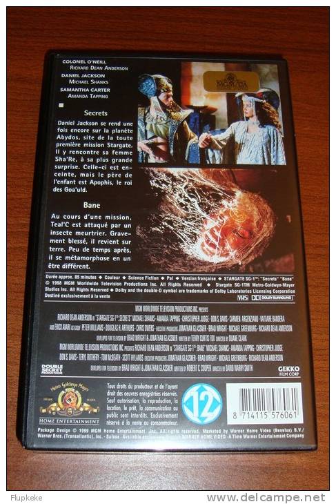 Vhs Pal La Porte Des Étoiles Saison 2.09 + 2.10 Stargate SG-1 Version Française - Ciencia Ficción Y Fantasía