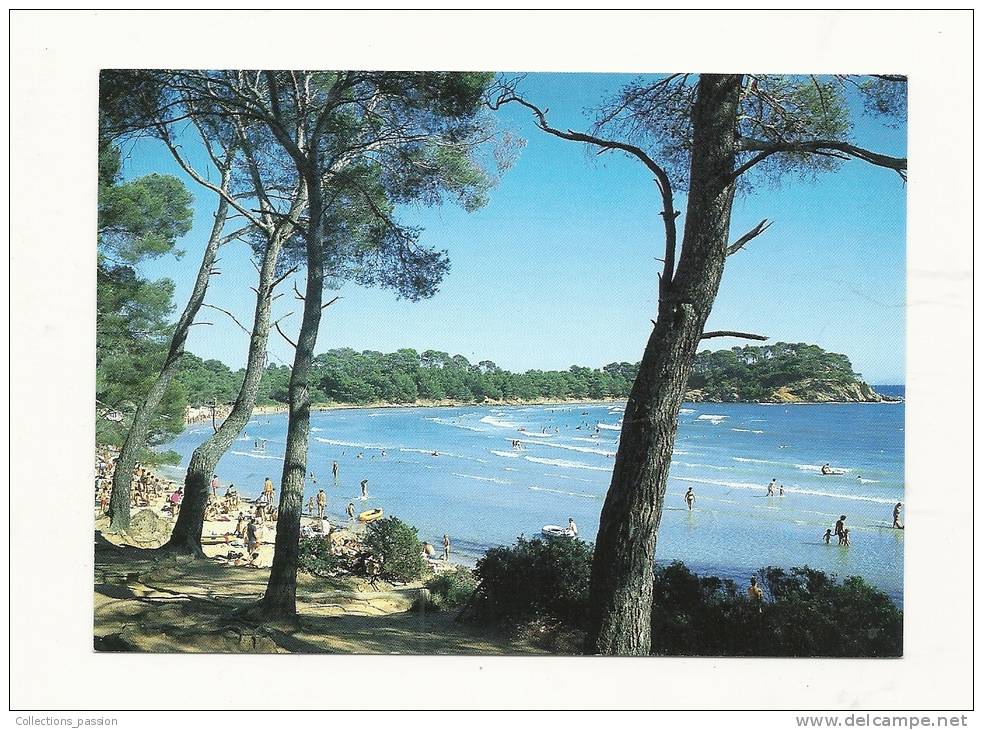 Cp, 83, La Londe Les Maures,La Plage De L'Estagnol, écrite - La Londe Les Maures