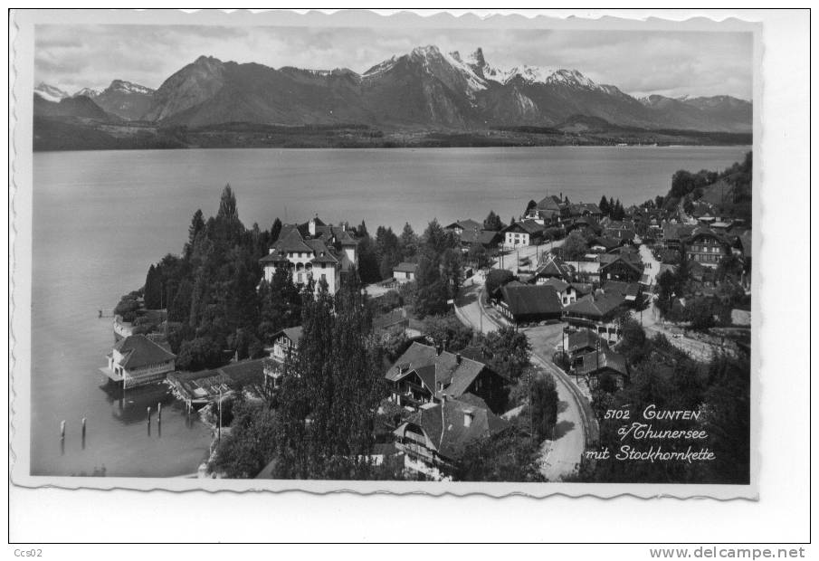 Gunten Am Thunersee Mit Stockhornkette - Sonstige & Ohne Zuordnung