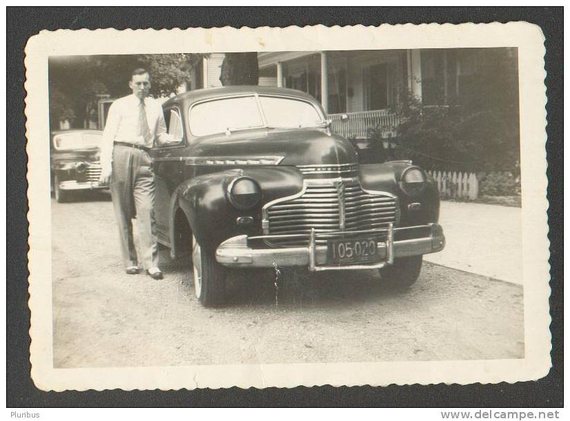 USA 1943 CAR AUTOMOBILE CHEVROLET , OLD REAL PHOTO - Passenger Cars