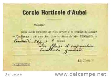 AUBEL 1932 Cercle Horticole - Aubel