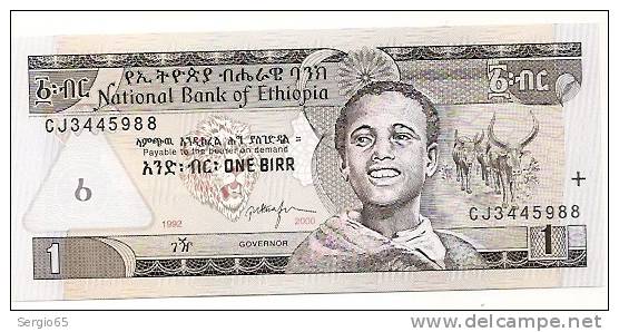 1 Birr - 2000 - Ethiopie