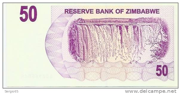 50 Dollars - 2007 - Simbabwe