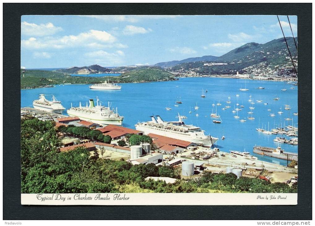 Virgin Islands - Charlotte Amalie Harbor - Le Port Et Les Bateaux - Isole Vergini Americane